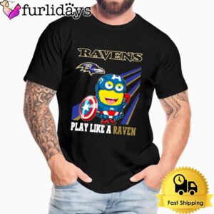 NFL Baltimore Ravens Captain America Minion…