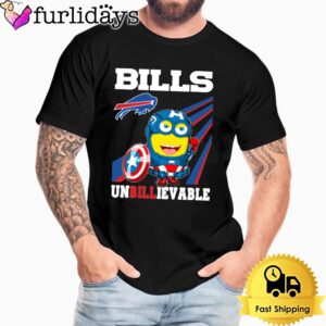 NFL Buffalo Bills Captain America Minion Unbillievable Unisex T-Shirt