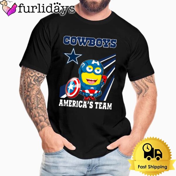 NFL Dallas Cowboys Captain America Minion America’s Team Unisex T-Shirt