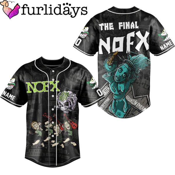 NOFX Band The Final Tour 2024 Baseball Jersey