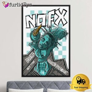 NOFX Tour At Brooklyn Paramount New York On July 2024 Poster Canvas