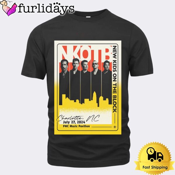 New Kids On The Block Live At PNC Music Pavilion In Charlotte NC On July 27 2024 Unisex T-Shirt