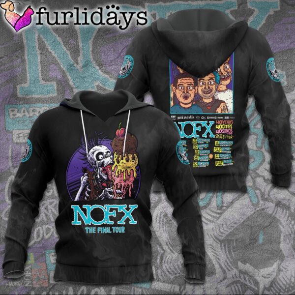 Nofx The Final Tour 2024 All Over Print 3D Hoodie
