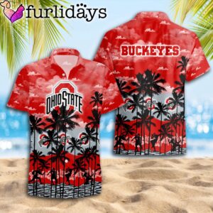 Ohio State Buckeyes Palms Tree Hawaiian…