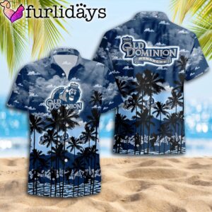 Old Dominion Monarchs Palms Tree Hawaiian Shirt