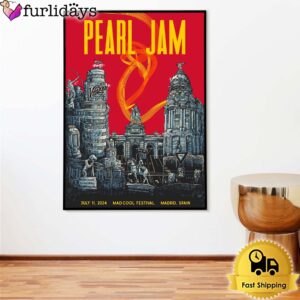 Pearl Jam Tour At Madcool Festival…