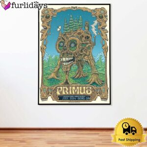 Primus Concert 2024 At Hayden Homes Amphitheater, Bend, OR Poster Canvas