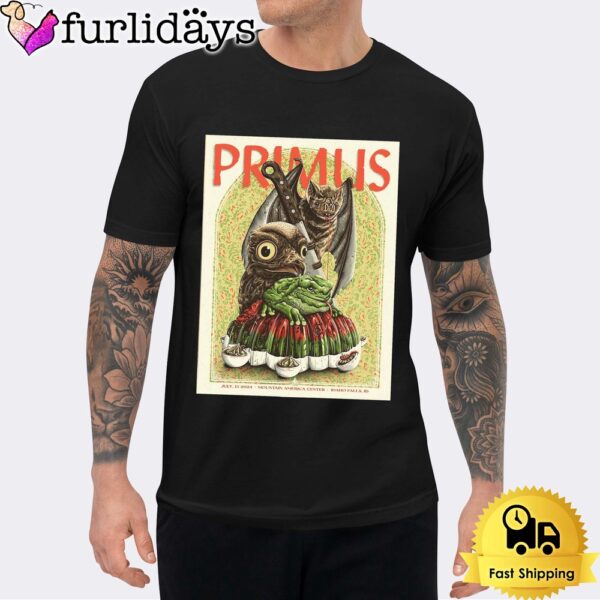 Primus Concert At Mountain America Center Idaho Falls On July 15 2024 Unisex T-Shirt