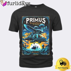 Primus Live At The Astro Amphitheater In La Vista NE On July 28 2024 Unisex T-Shirt