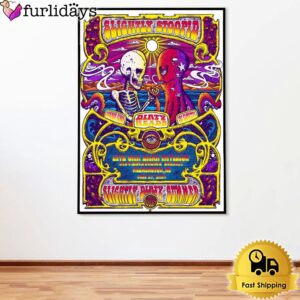 Slightly Stoopid Live At Oak Bank Pavilion Wilmington NC On July 27 2024 Poster Canvas