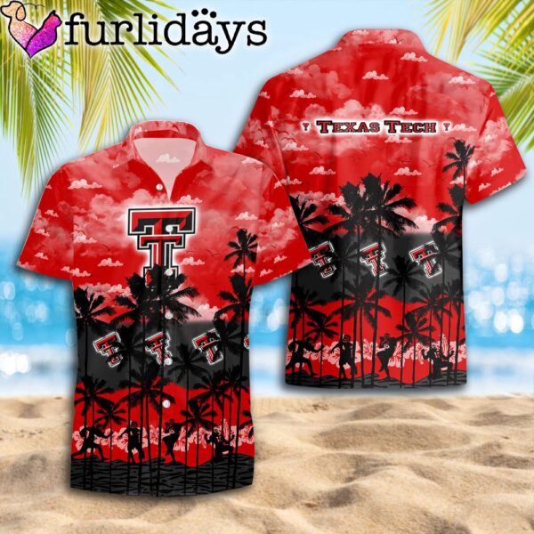 Texas Tech Red Raiders Palms Tree Hawaiian Shirt