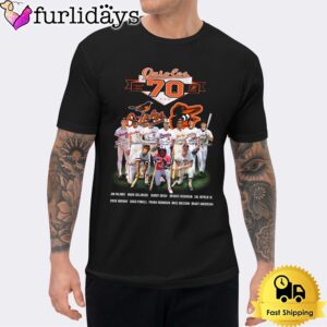 The Baltimore Orioles Celebrate Their 70th Anniversary Unisex T-shirt