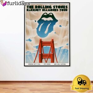 The Rolling Stones Hackney Diamonds Tour July 17 2024 Levi’s Stadium In Santa Clara Ca Poster Canvas