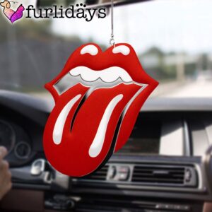 The Rolling Stones Logo Car Ornament