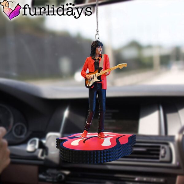 The Rolling Stones Ronnie Wood Car Ornament