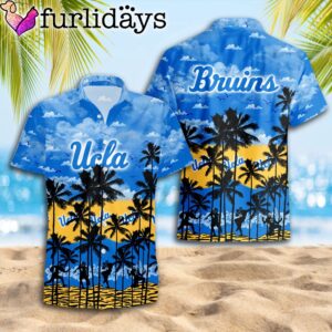 UCLA Bruins Palms Tree Hawaiian Shirt