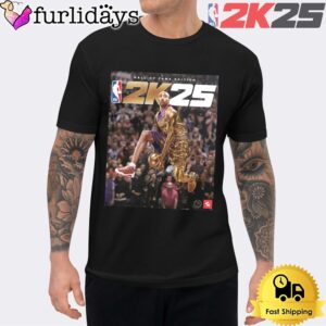 Vince Carter Is NBA 2K25 Officially Cover Hall Of Fame Edition Unisex T-Shirt