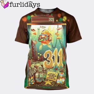 311 Band Live At Jacobs Pavilion Cleveland OH All Over Print T-Shirt
