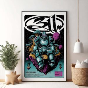 311 Show In Charleston SC On August 13 2024 Poster Canvas