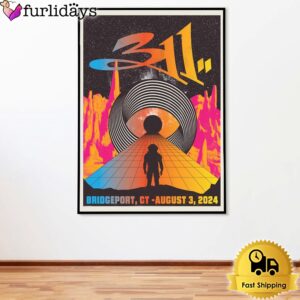 311 Tour On August 3 2024 Hartford HealthCare Amphitheater Bridgeport CT Poster Canvas