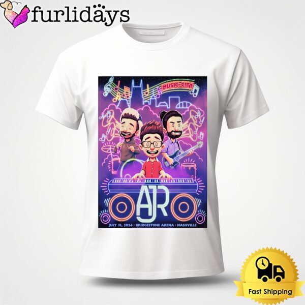 AJR Tour At Bridgestone Arena Nashville TN On July 31 2024 Unisex T-Shirt