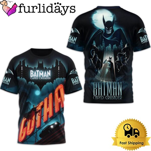 Batman Caped Crusader All Over Print T Shirt