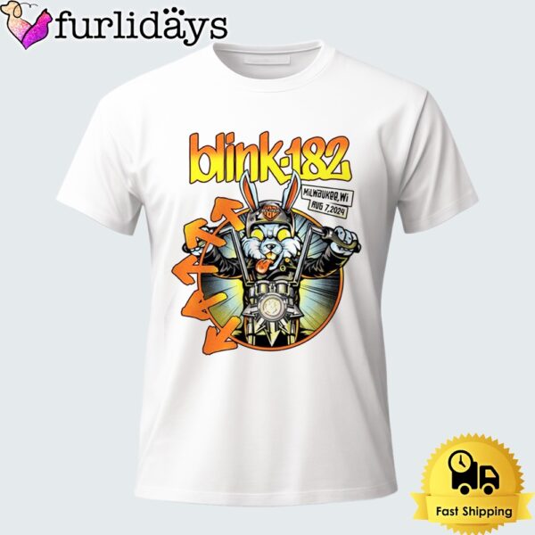 Blink 182 Tour In Milwaukee WI On August 7 2024 Unisex T-Shirt