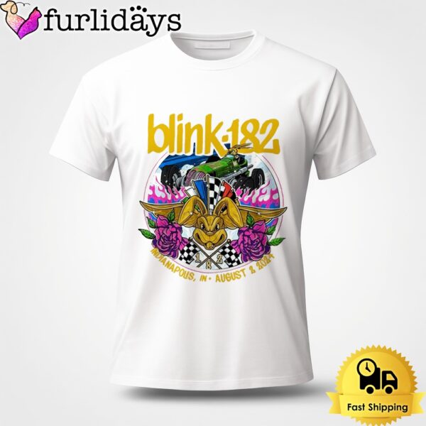 Blink 182 Tour On August 2024 Indianapolis IN Unisex T-Shirt