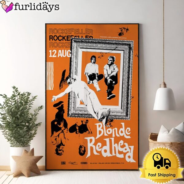 Blonde Redhead Aug 12 2024 Rockefeller In Oslo Norway Poster Canvas