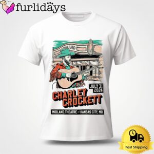 Charley Crockett At Midland Theatre in Kansas City MO On July 31 2024 Unisex T-Shirt