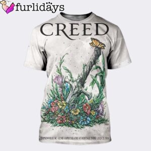 Creed Tour In Simpsonville SC All Over Print T-Shirt