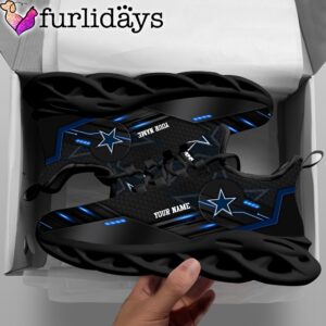 Custom Name NFL Dallas Cowboys Black…