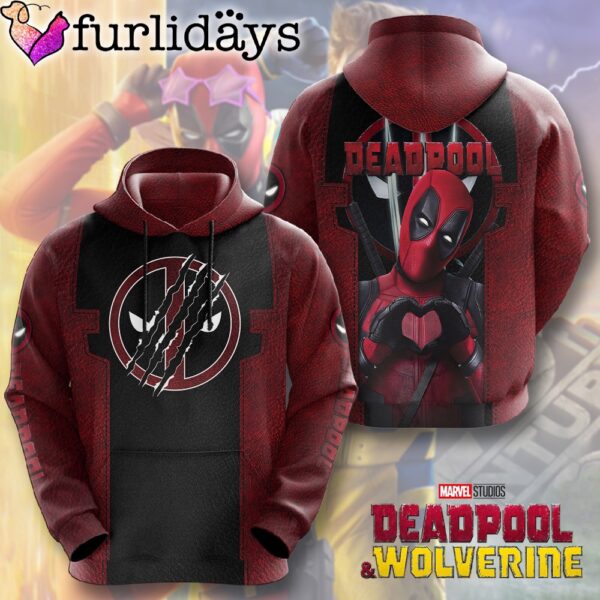 Deadpool And Wolverine I Love You All Over Print Hoodie