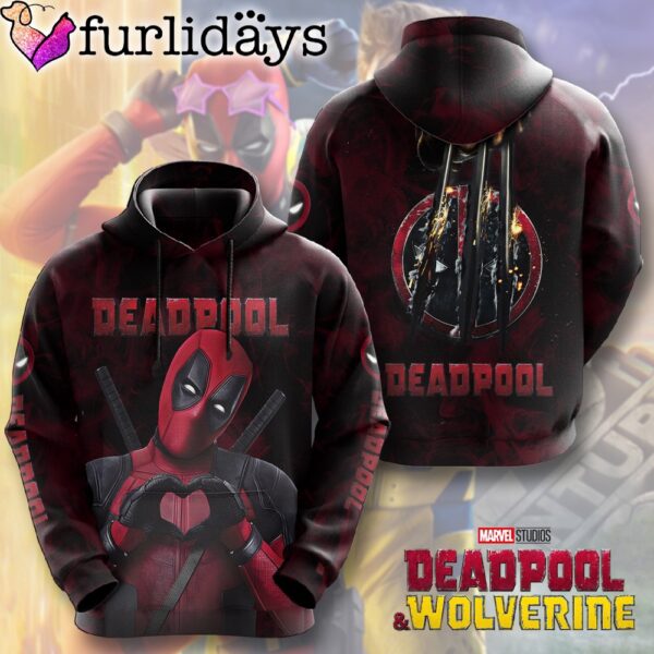 Deadpool I Love Wolverine All Over Print Hoodie