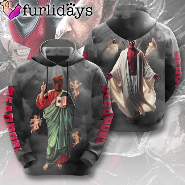 Deadpool Is Marvel Jesus All Over Print Hoodie