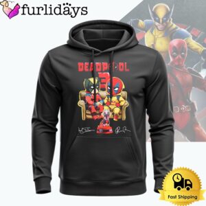 Deadpool, Wolverine And Dogpool Signature Hoodie