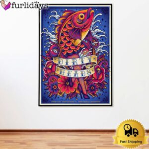 Dirty Heads Live On August 2 2024 iTHINK Financial Amphitheatre West Palm Beach FL Poster Canvas