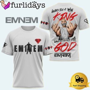 Eminem Why By A King When You can Be A God All Over Print T Shirt