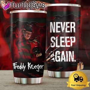 Freddy Krueger Never Sleep Again Tumbler…