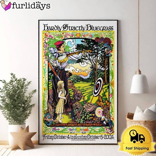 Hardly Strictly Bluegrass Oct 4-6 2024 Golden Gate Park In San Francisco CA Poster Canvas