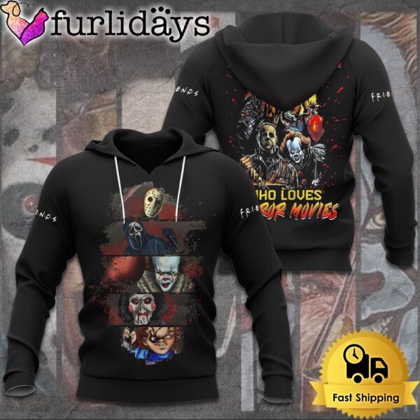 Just A Girl Who Loves Horror Movies All Over Print Hoodie