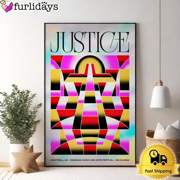 Justice On August 4 2024 Parc Jean-Drapeau in Montreal QC Poster Canvas