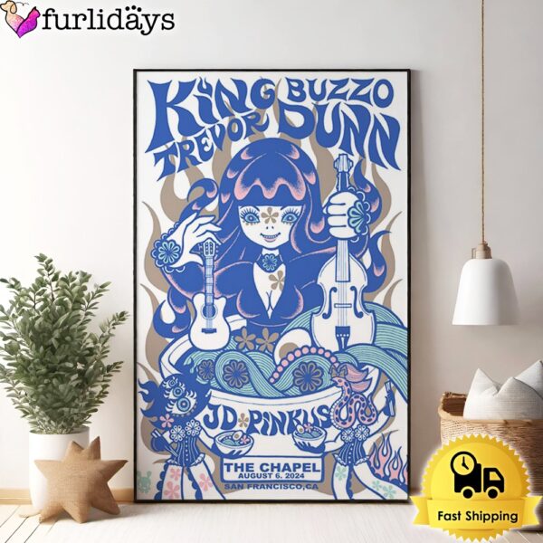 King Buzzo And Trevor Dunn August 6 2024 The Chapel In San Francisco CA Poster Canvas