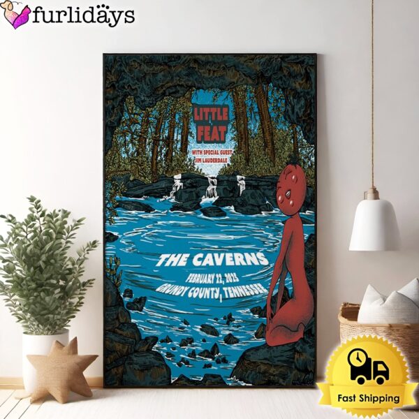 Little Feat Feb 22 2025 The Caverns In Grundy County TN Poster Canvas