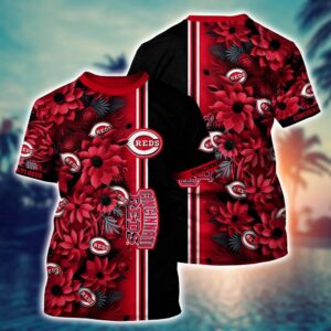 MLB Cincinnati Reds Blue Flower 3D…