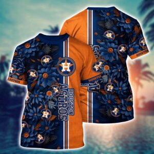 MLB Houston Astros Blue Flower 3D…