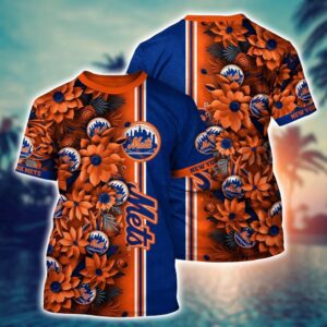 MLB New York Mets Blue Flower…