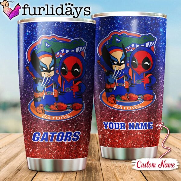 NCAA Florida Gators Deadpool And Wolverine Custom Tumbler