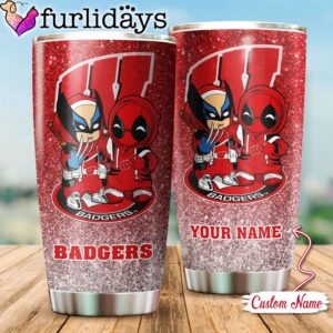 NCAA Wisconsin Badgers Deadpool And Wolverine…