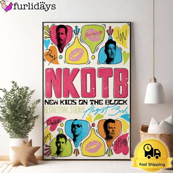 New Kids On The Block Tour At Hersheypark Stadium In Hershey PA Poster Canvas